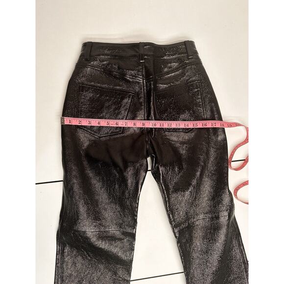 NBD Men’s Or Women’s Black Leather Pants New With Tags And Straight Legs - Picture 4 of 10